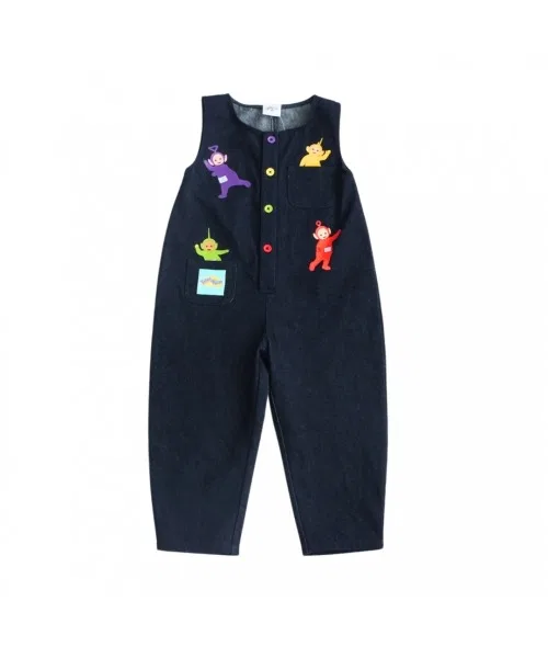Детский джинсовый комбинезон с принтом Teletubbies Toys"R"Us/Babies"R"Us, Indigo Blue — фото 3