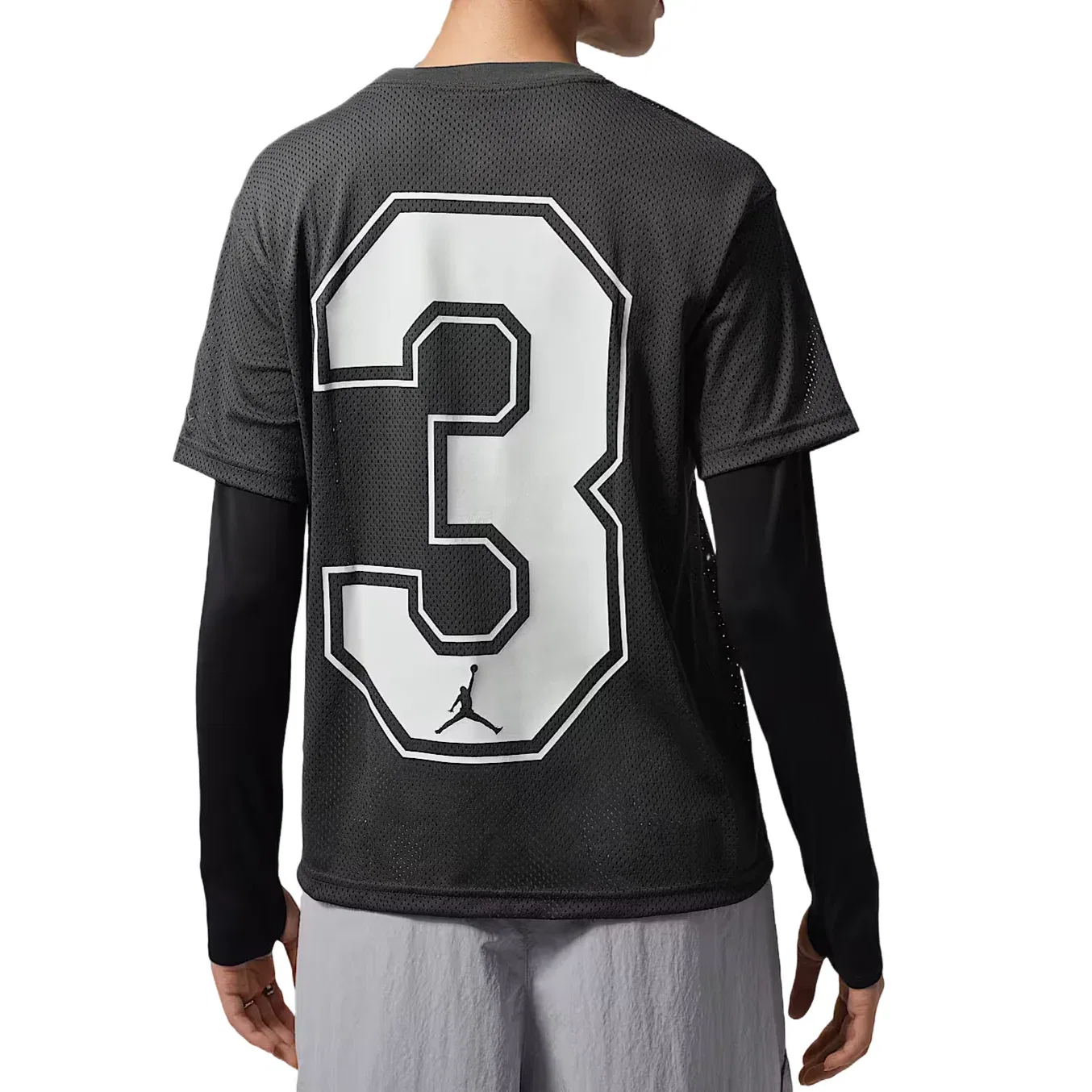 Женская футболка Flight Girlfriend T-Shirt 'Anthracite' Jordan, Anthracite — фото 2