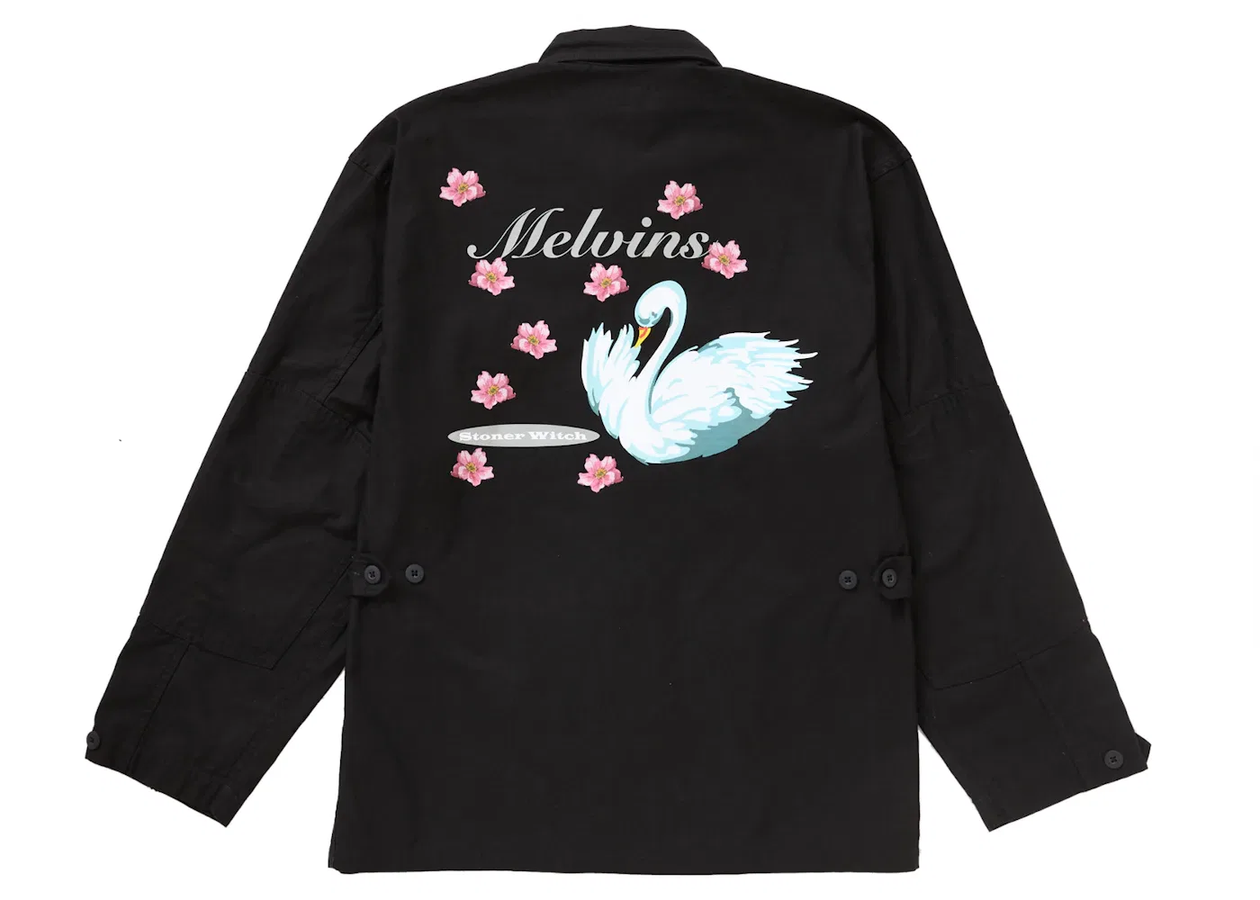 Мужская куртка с принтом Supreme Melvins, Black