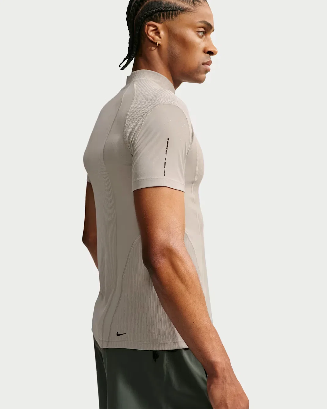 Мужская футболка с коротким рукавом Dri-FIT ADV Nike Tech, College Grey/Black — фото 3
