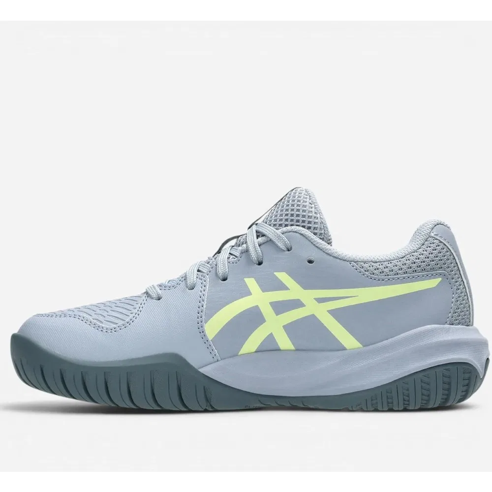 Детские теннисные кроссовки Asics Gel-Resolution X Gs, серые — фото 2