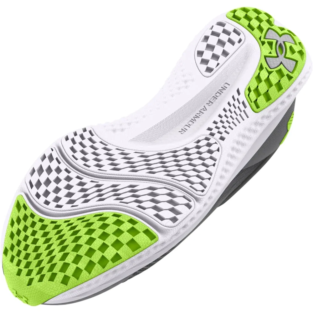 Детские кроссовки для мальчиков легкие Grade School Speed Swift Under Armour, 100 Mod Grey Castlerock Morph Green — фото 3