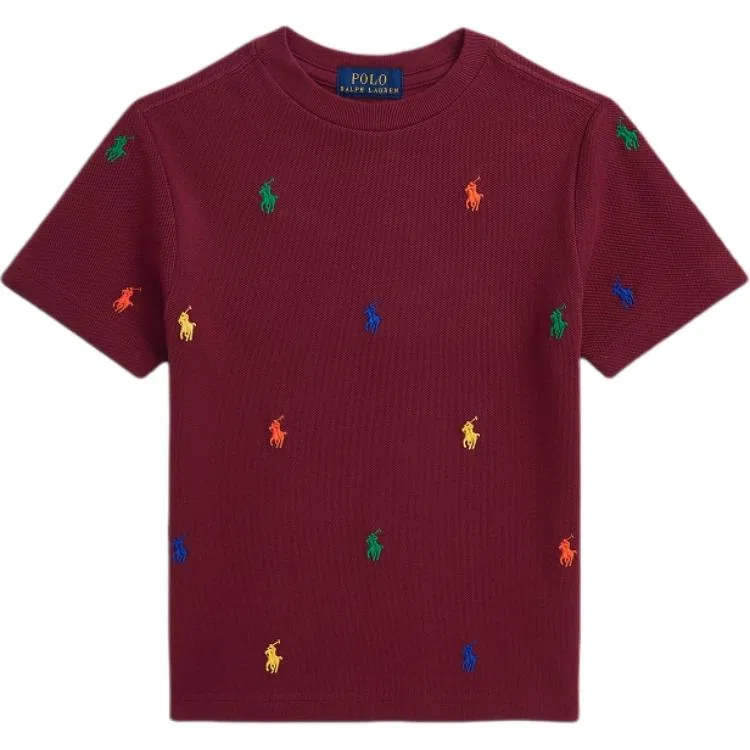 Детская футболка с коротким рукавом Red Polo Ralph Lauren