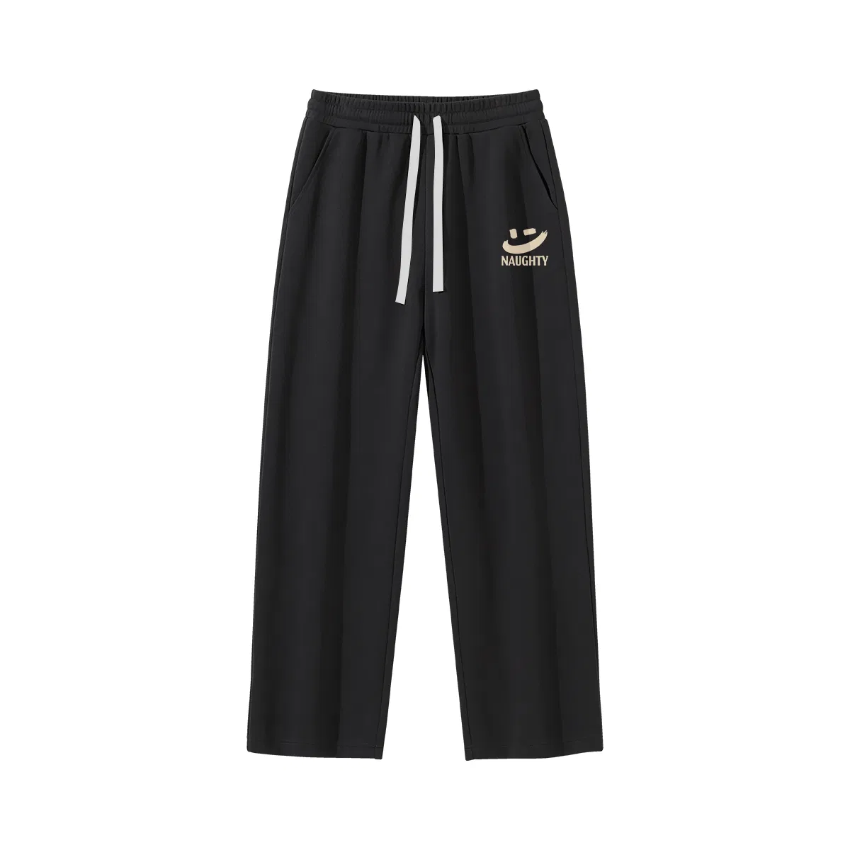 Детские брюки повседневные MINISO, Black (Naughty Smile) Pants Logo