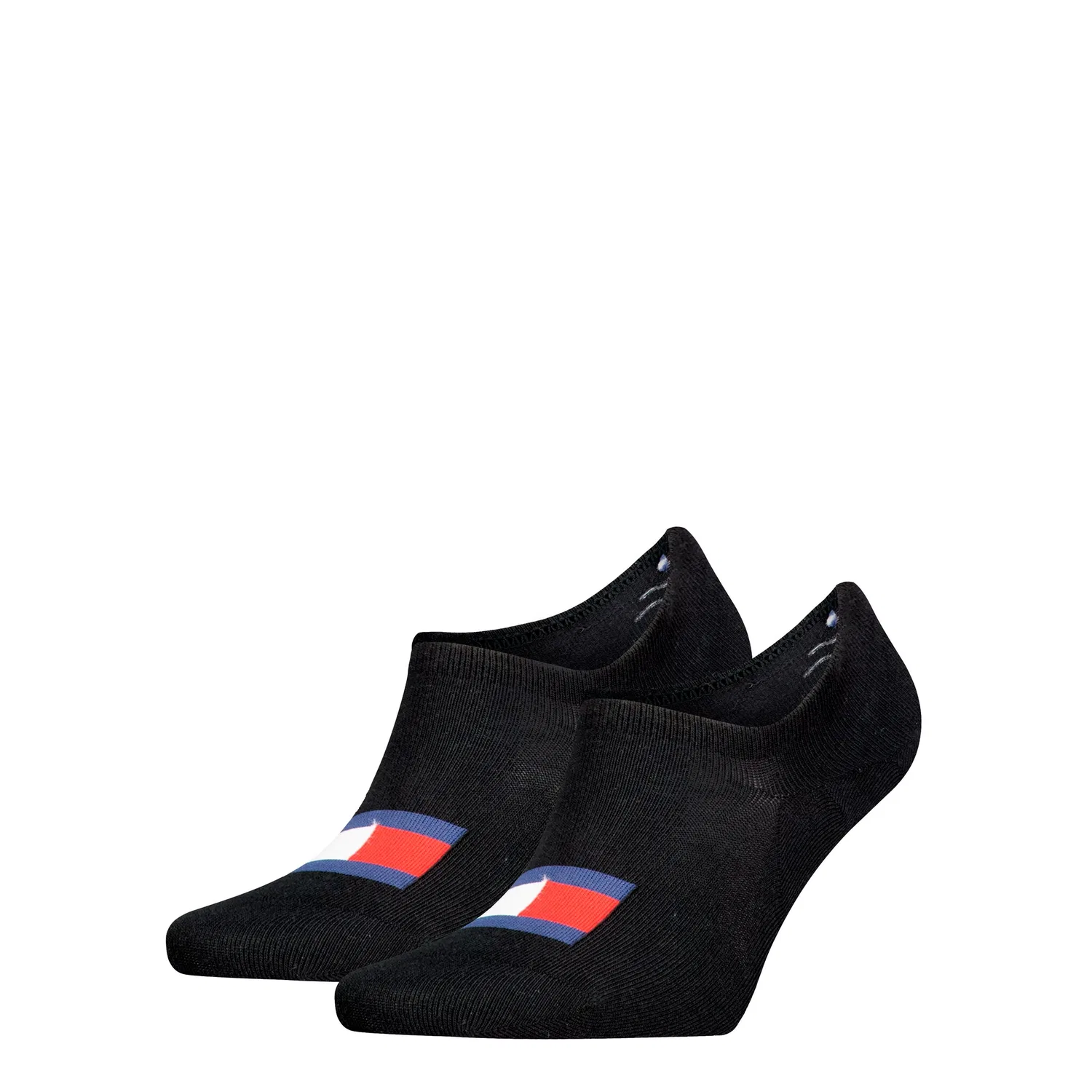 Мужские носки-следы с флаг-логотипом Tommy Hilfiger, Black