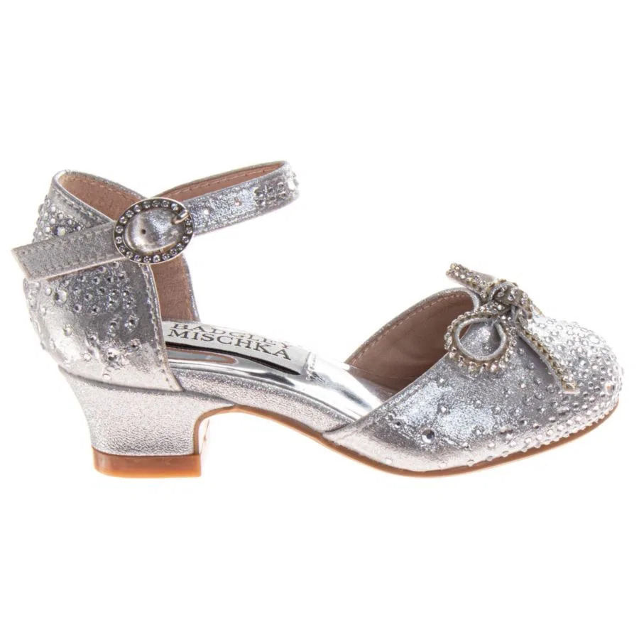 Туфли-лодочки без застежки Badgley Mischka, Silver — фото 2