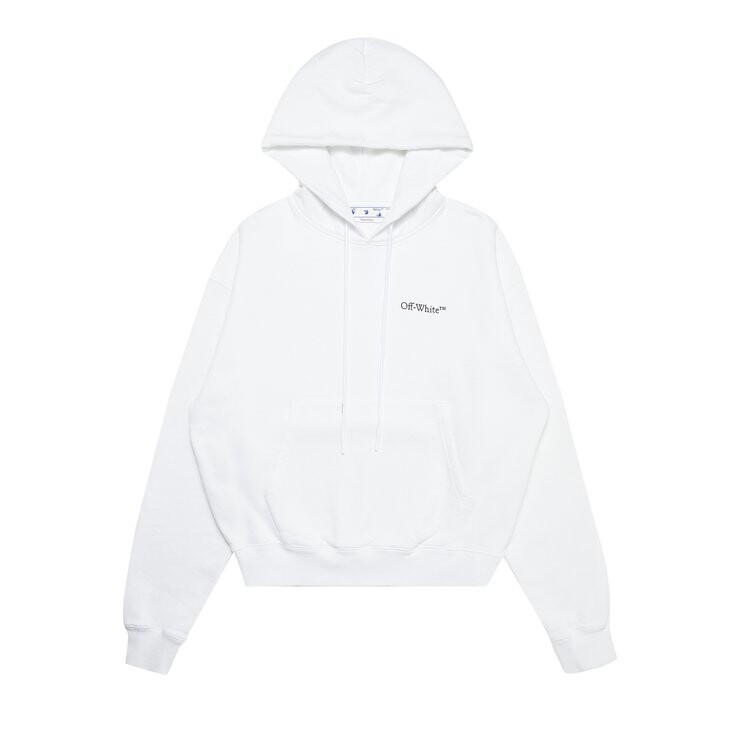 Худи Off-White Caravaggio Crowning Over Hoodie 'White/Black', белый