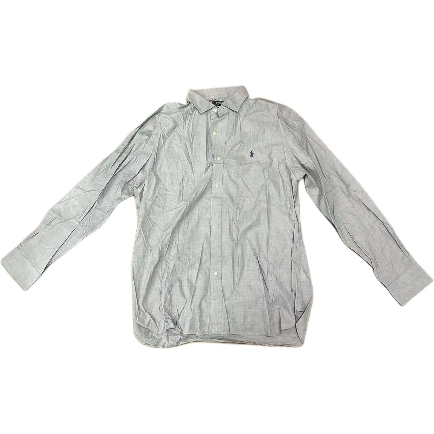 Мужская рубашка с отложным воротником Polo Ralph Lauren, Gray