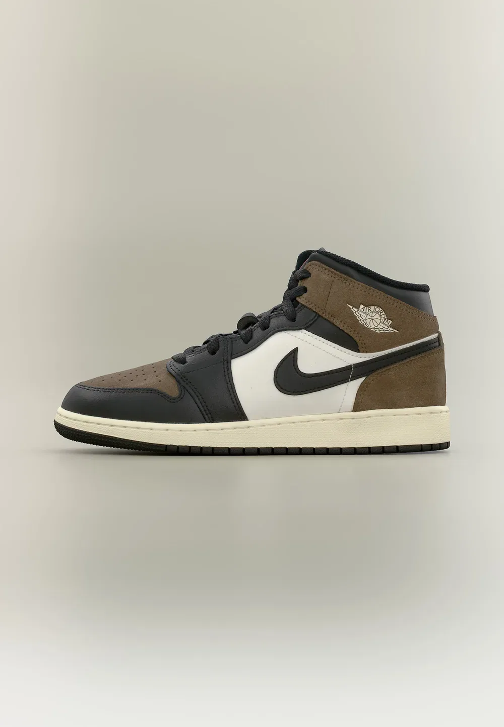 Air 1 mid унисекс - высокие кроссовки Jordan, Black/Phantom/Palomino/University Red/Sail