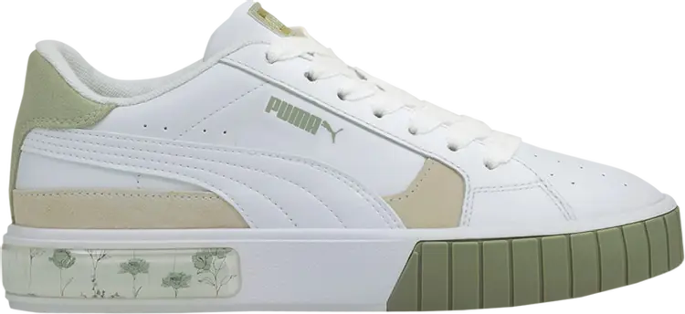 

Кроссовки Puma Wmns Cali Star In Bloom - Desert Sage, белый