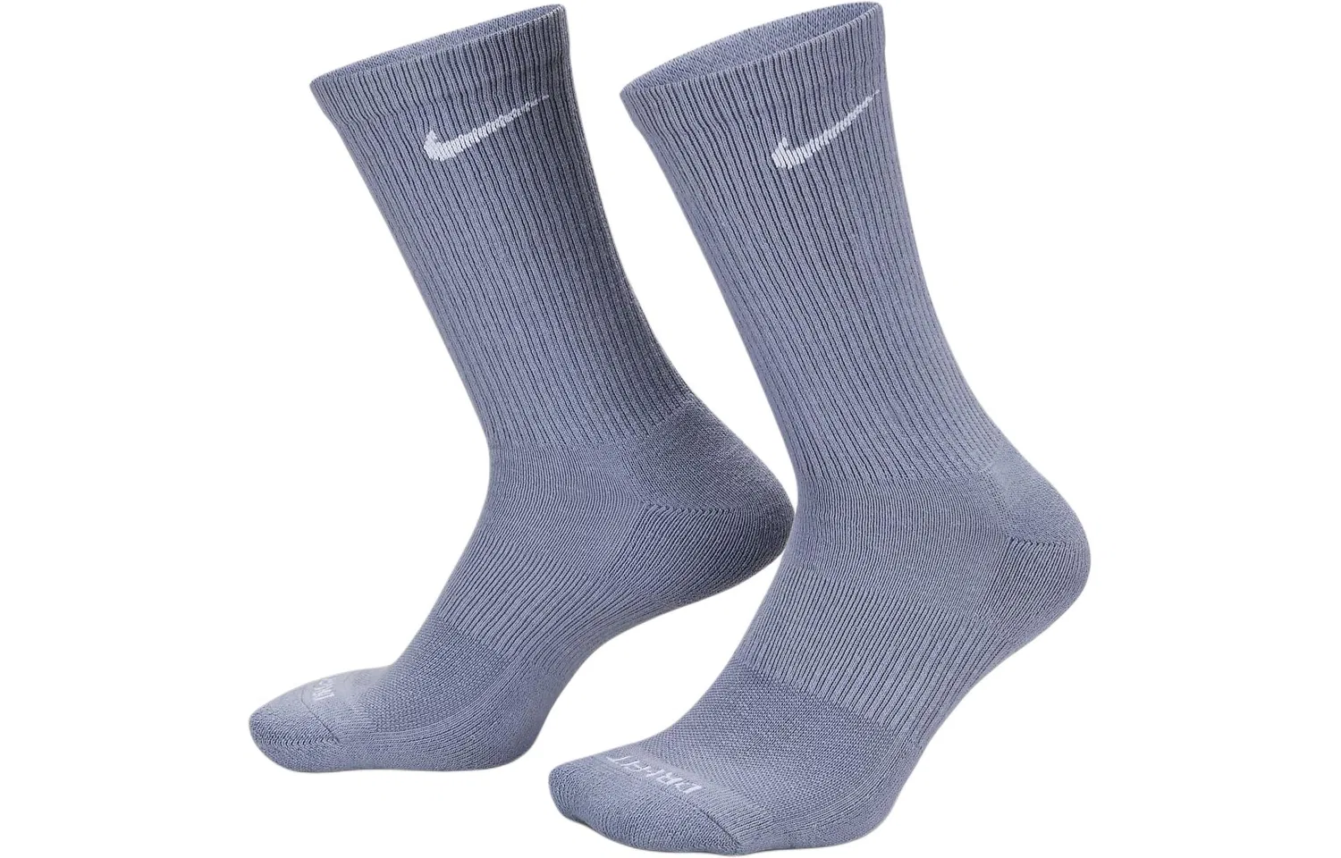 Мужские носки средней высоты, комплект из 3 пар, Nike, Purple/Pink/Green — фото 4