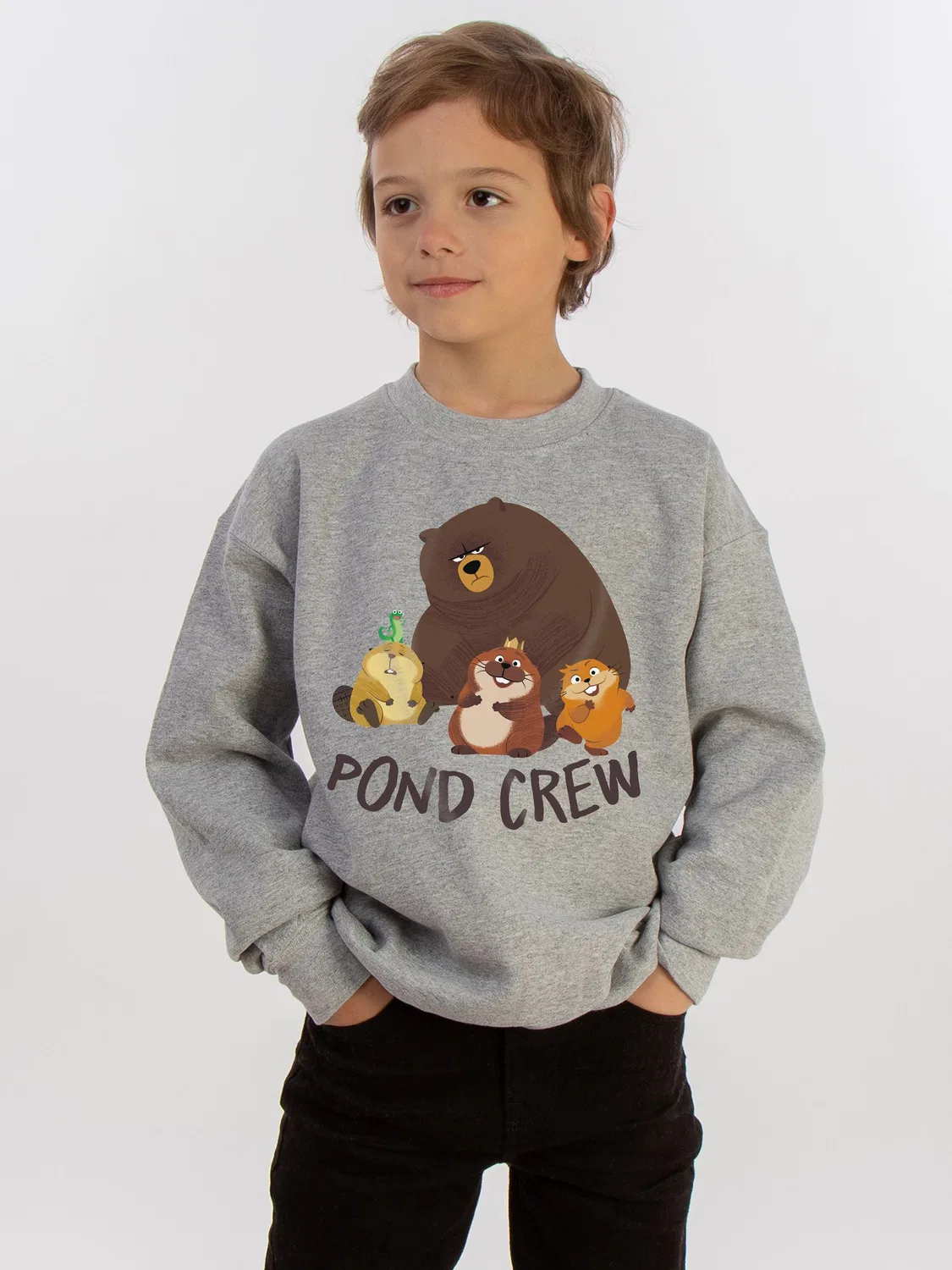 Свитшот с персонажами Disney, Hoppers Pond Brands In, серый