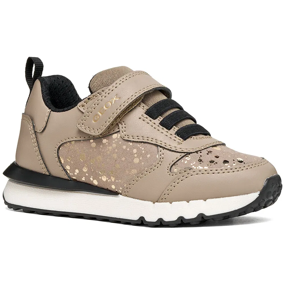 Детские кроссовки для девочек с дышащей мембраной Geox Fastics B, Beige — фото 2