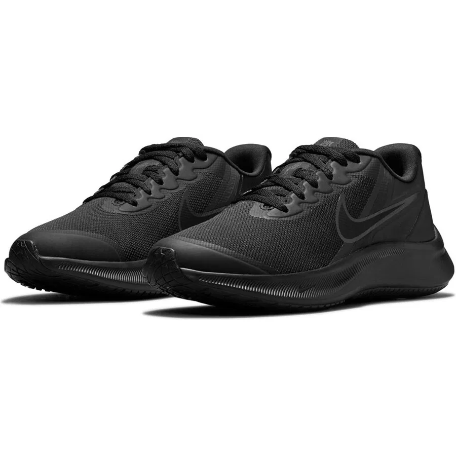 Кроссовки детские с легким верхом Star Runner 3 Nike, Черный — фото 3