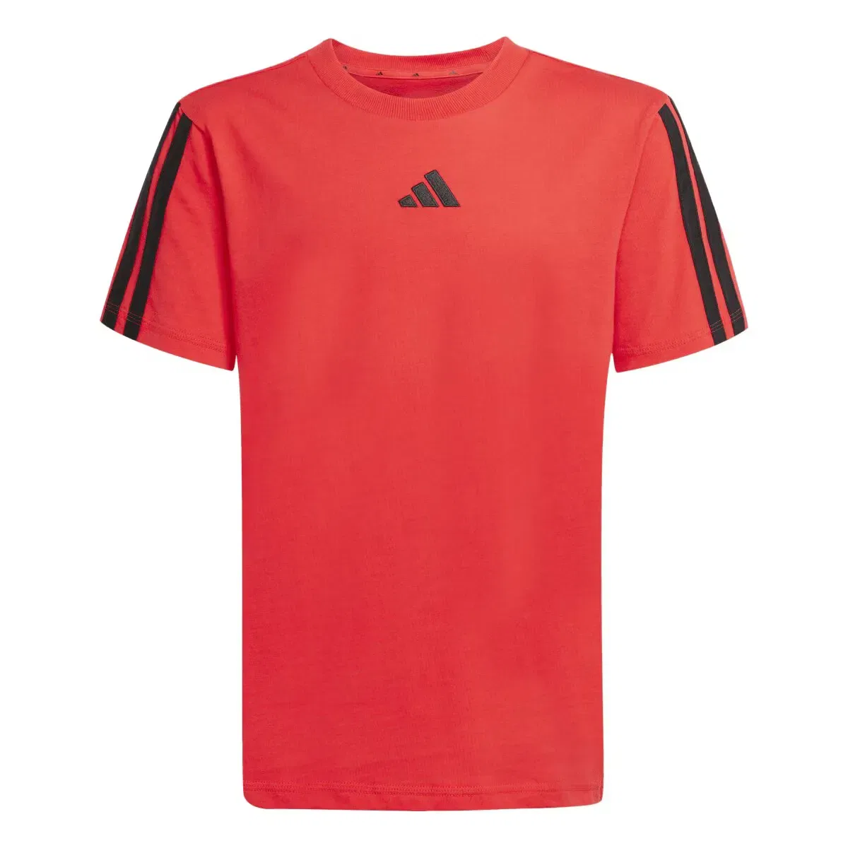 Детская футболка для мальчиков хлопковая Essentials adidas, Rojo — фото 2