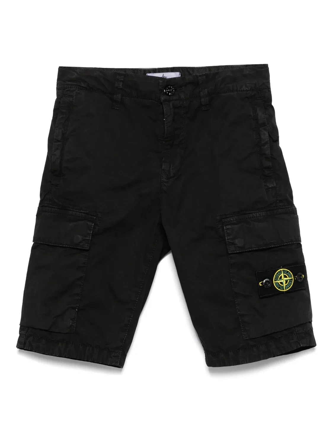 Шорты с Компасом черного цвета Stone Island, черный