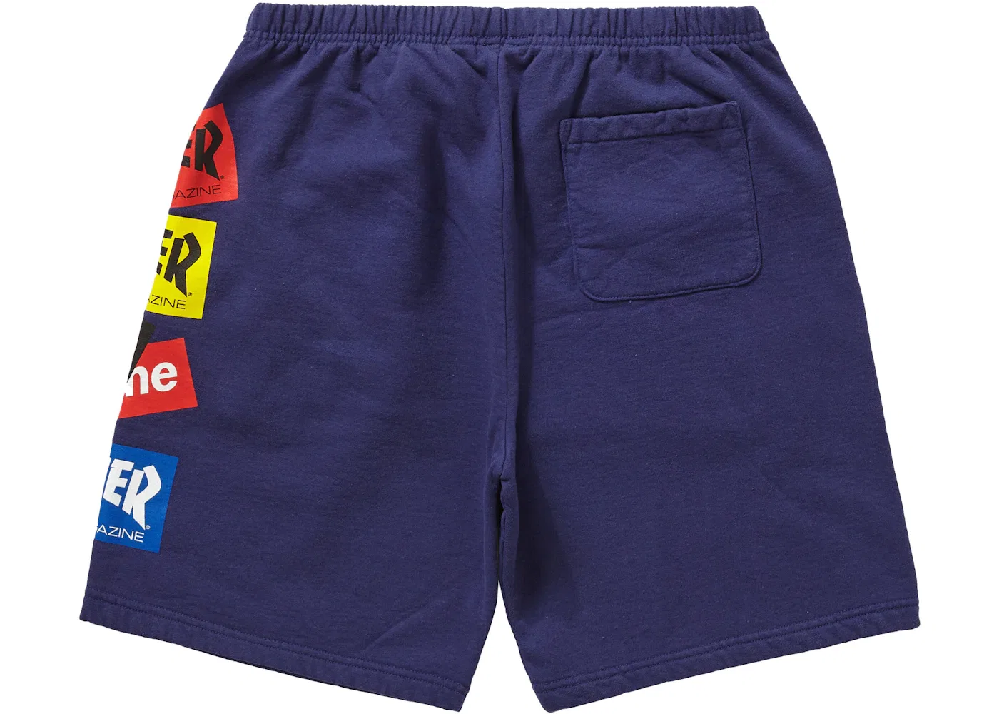 Мужские шорты с принтом Sweatshort Supreme, Washed Navy — фото 2