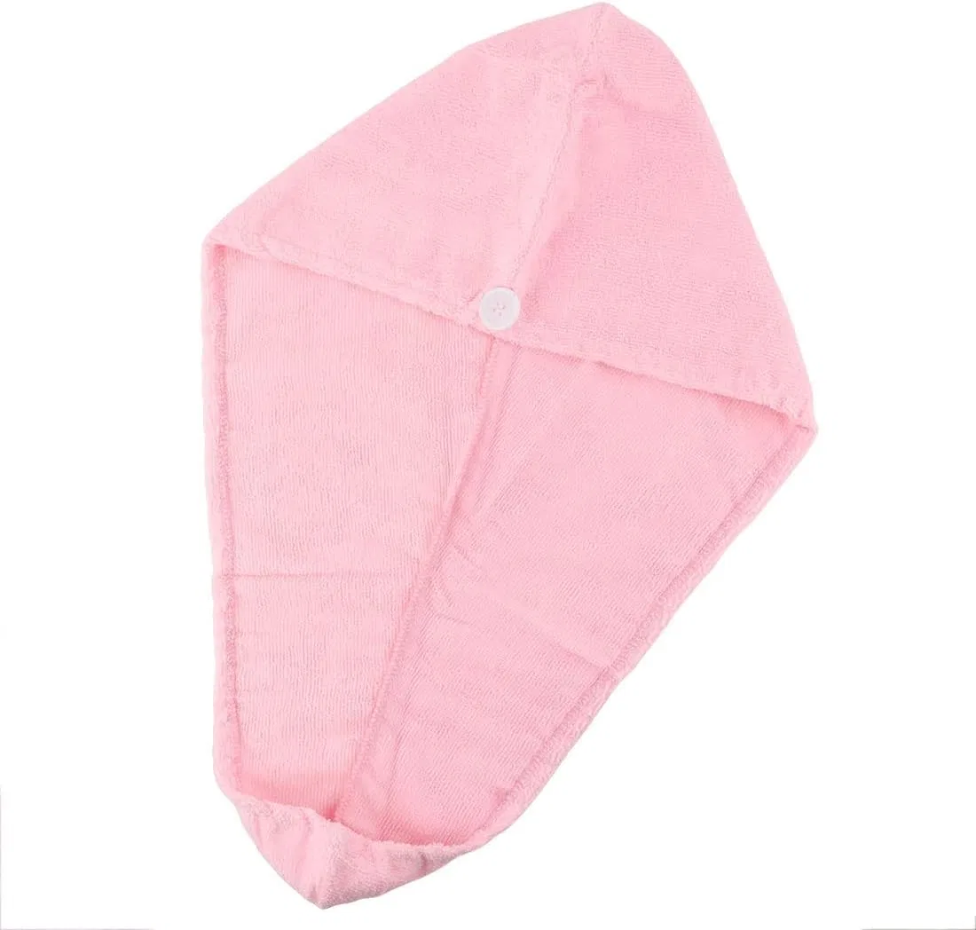 Шапочка для душа Microfiber Wash Cloth 2 in 1, Ruilogod, Розовый — фото 2
