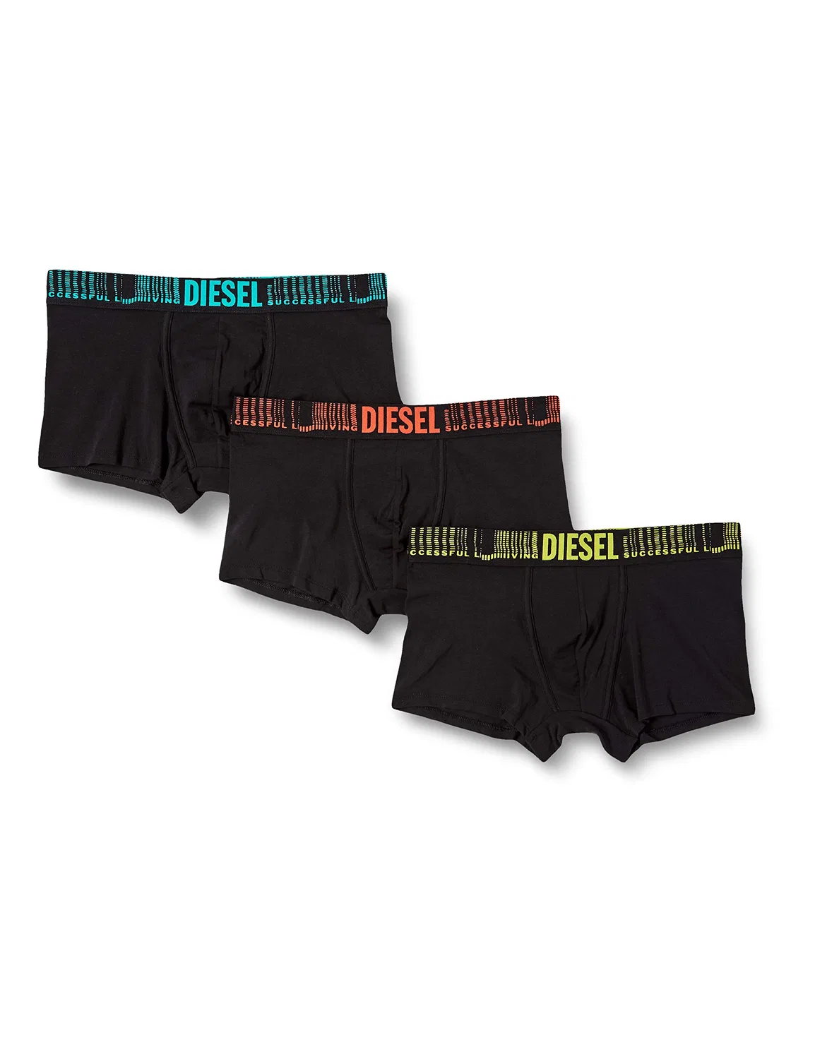 Мужские боксеры из 3 штук UMBX-DAMIENTHREEPACK Diesel, Black (E4101-0adaq)