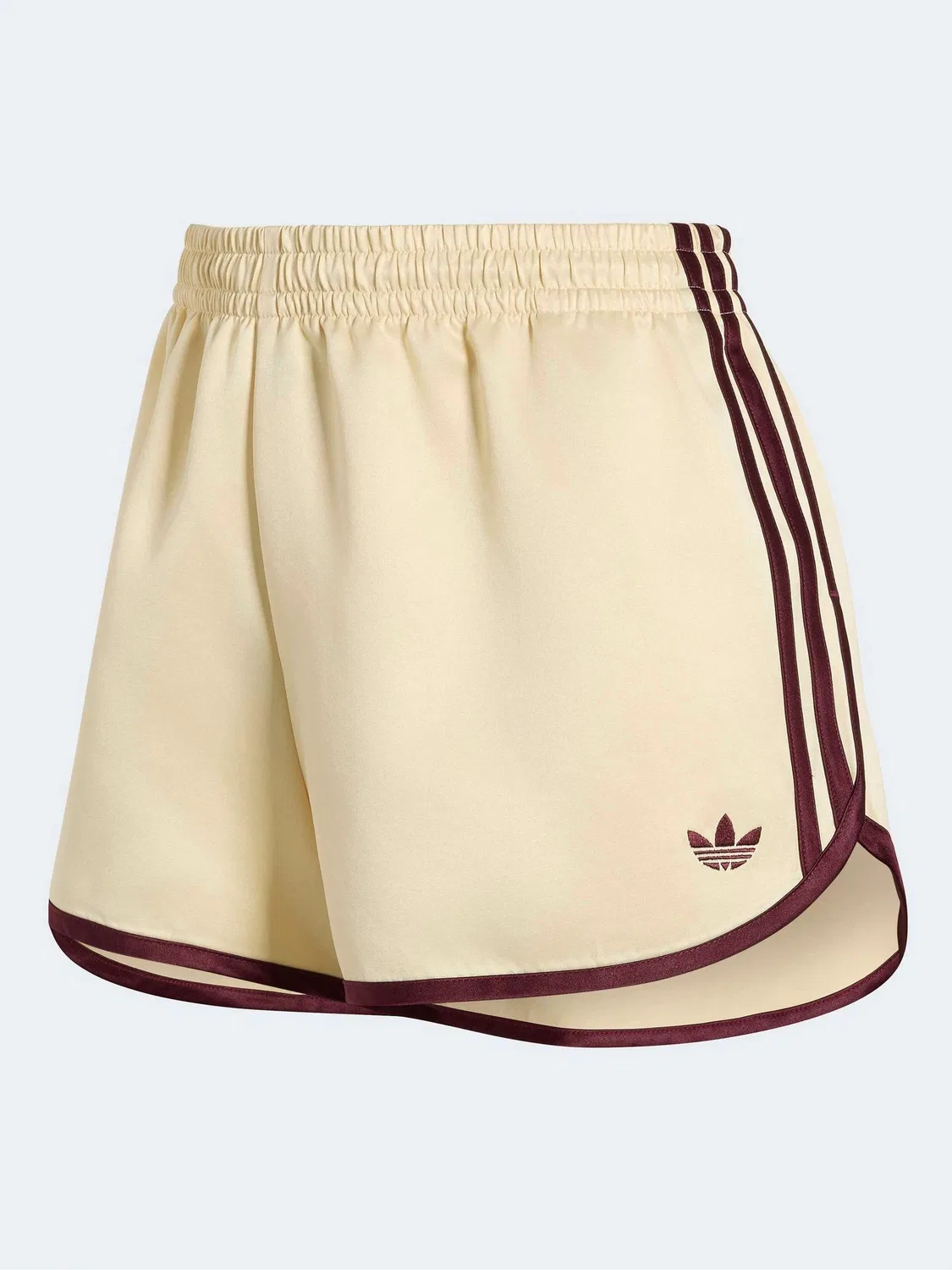 Шорты спринтерские с 3 полосками, satin, adidas Originals, кремовый