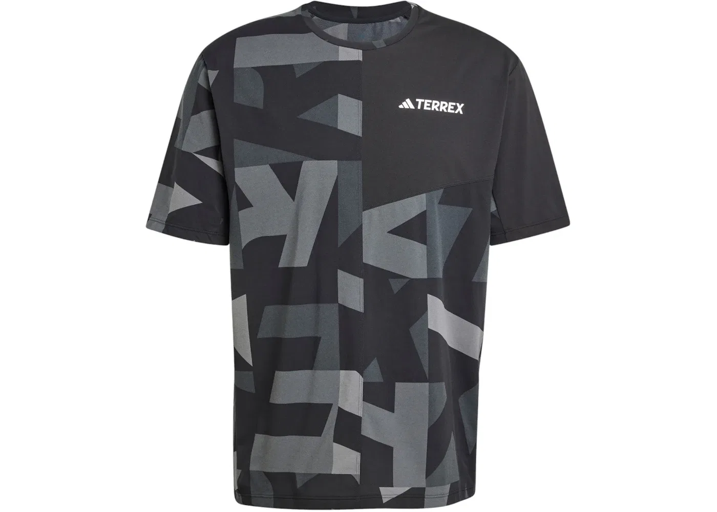 Мужская футболка с принтом Terrex Multi Climacool Printed Adidas, Black/Carbon