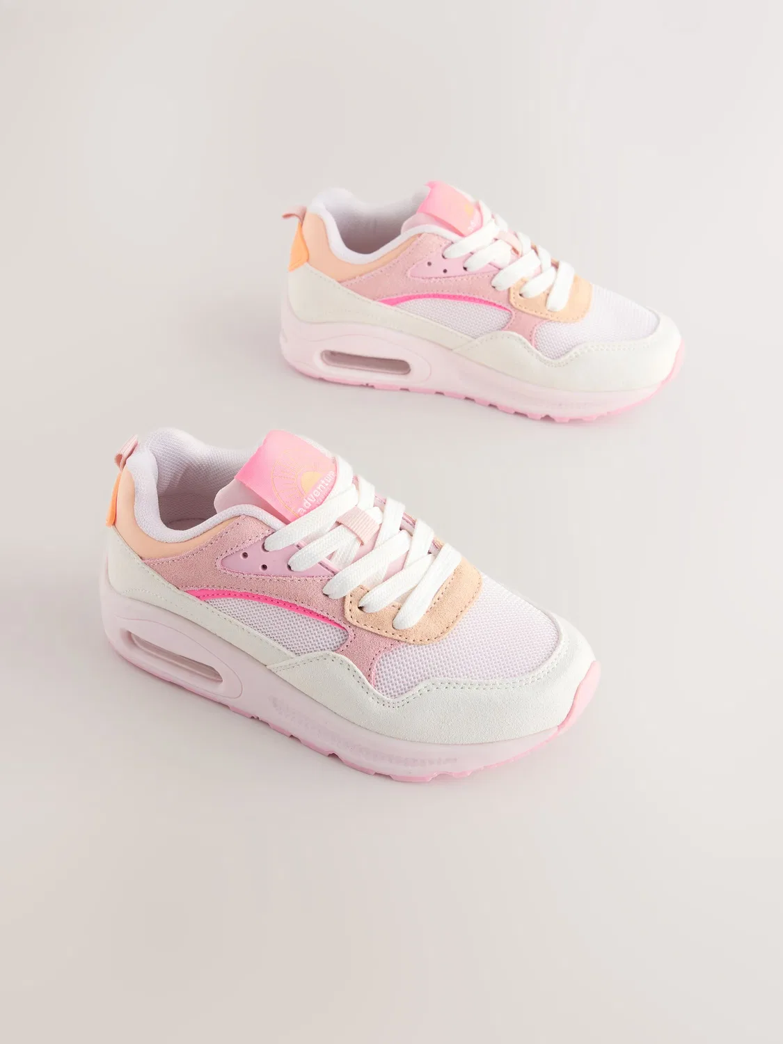 Кроссовки на шнуровке Pastel Pink Bubble Next, пастельно-розовый
