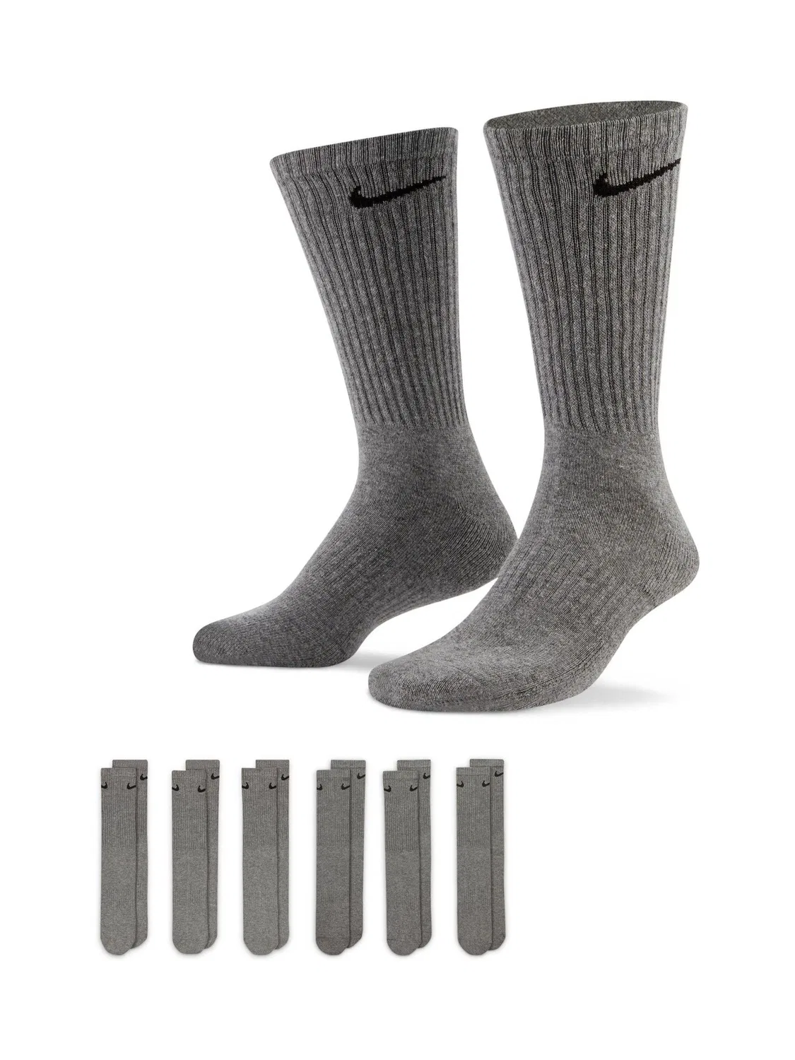 Носки Nike Everyday Cushioned Crew, серый