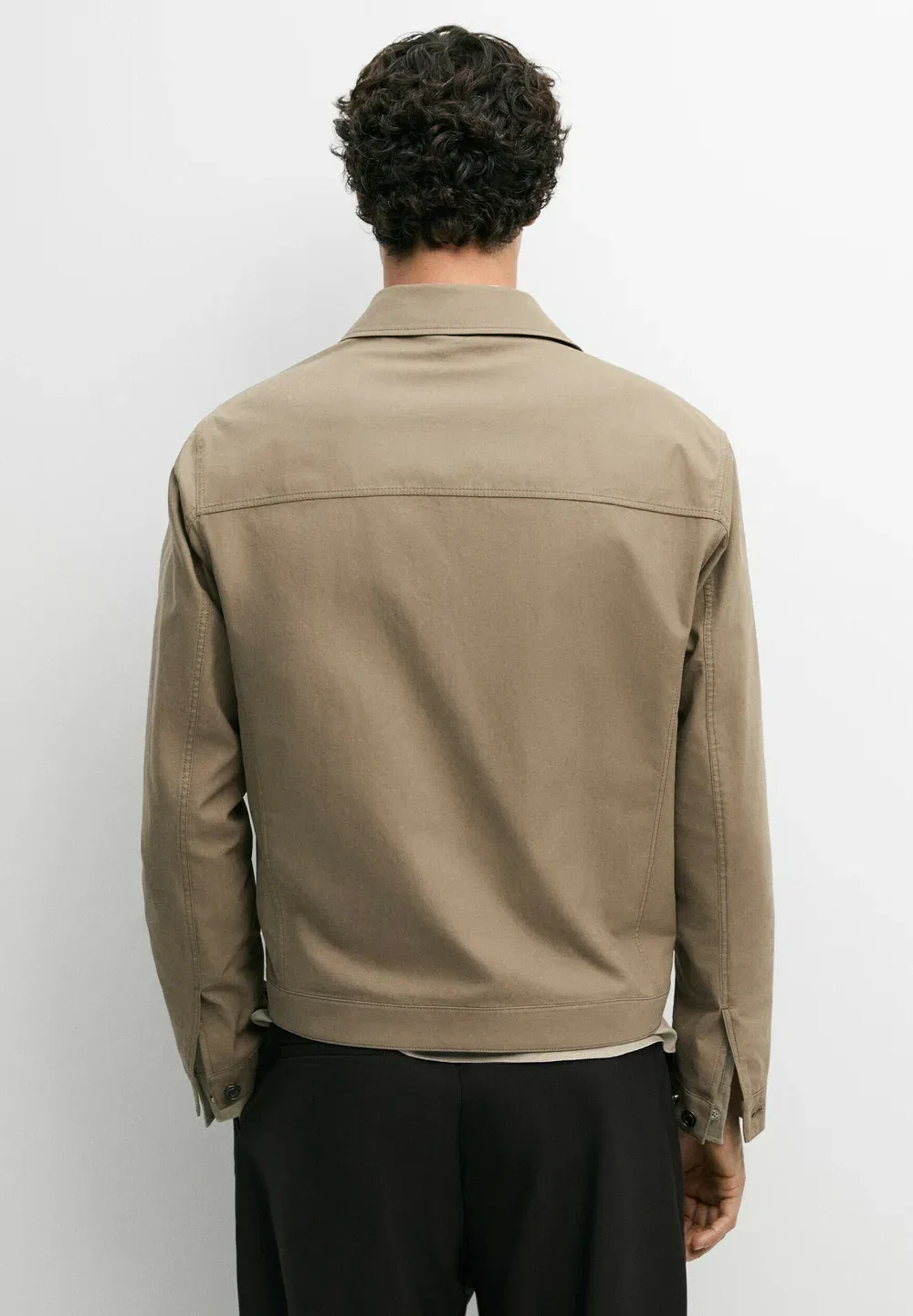 Куртка-Тракер с двумя карманами - летняя куртка Massimo Dutti, Ochre — фото 3