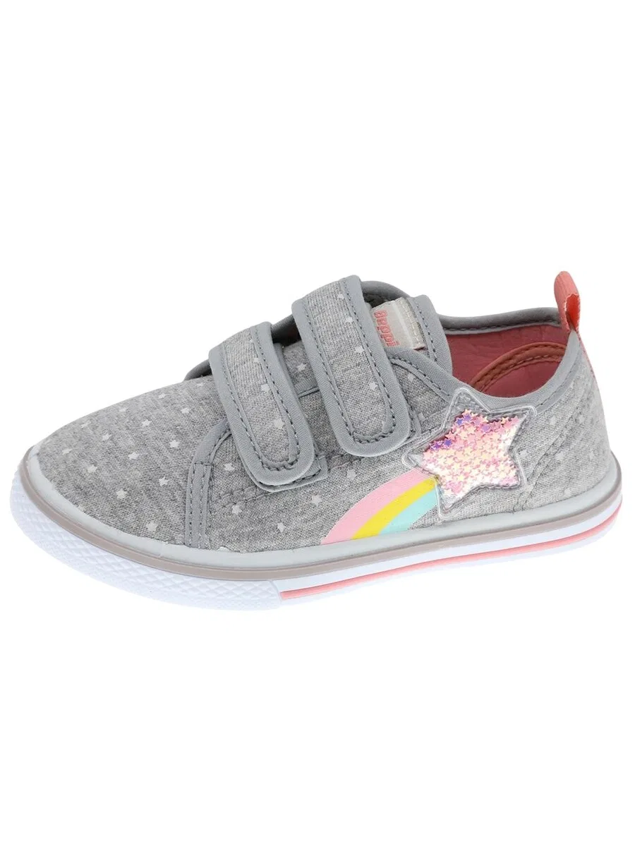 Кроссовки Beppi 'Canvas Shoe' серого цвета