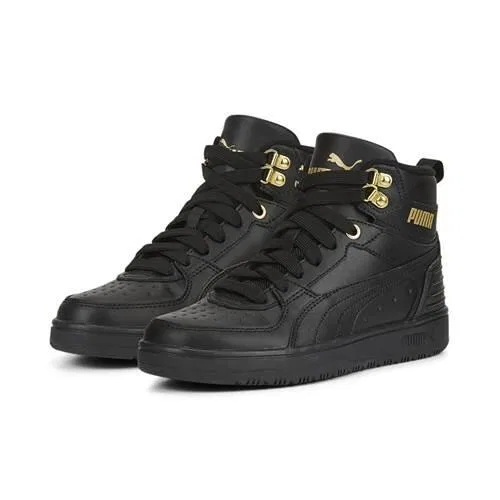 Детские кроссовки с высоким берцем Rebound Rugged JR Puma, Schwarz — фото 2