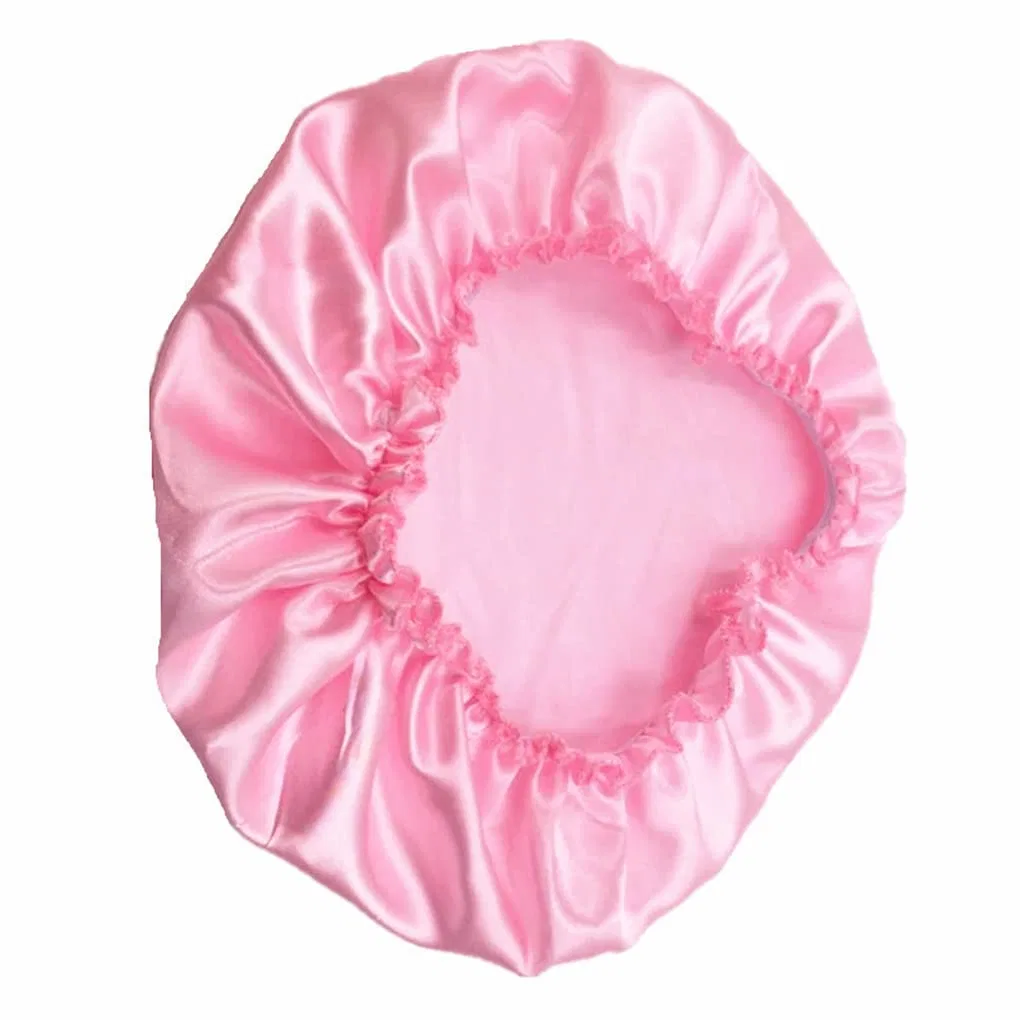 Шапочка для душа атласная, Paowsietiviity, 1 шт, 18x15x1 см, Rose