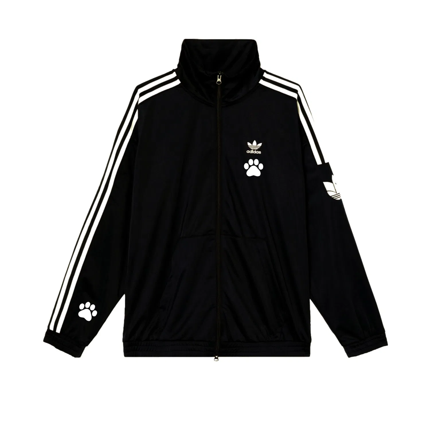 Женская куртка с воротником-стойкой Adidas Originals, Black