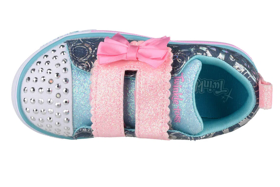Детские спортивные кроссовки для девочек Sparkle Lite-Lil Heartsland Skechers, Grau — фото 3