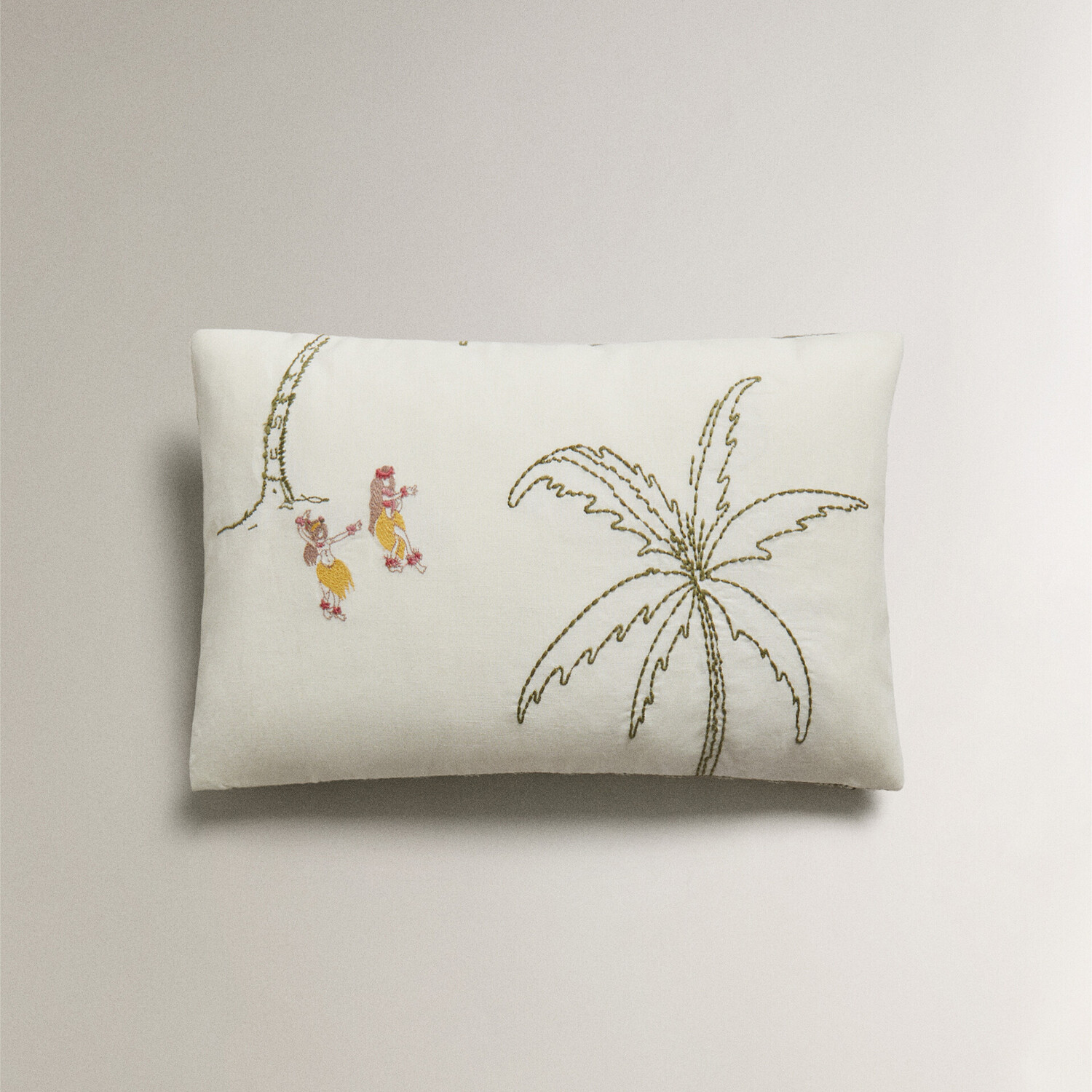

Чехол для подушки Zara Home Palm Tree, 30х50 см, хлопок/лен