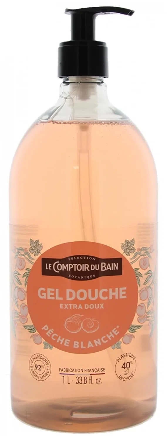 Гель для душа с ароматом белого персика Le Comptoir du Bain, 1 л, Orchid