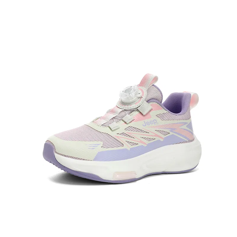 Детские кроссовки с амортизацией Jeep Running Collection, цвет Cloud Light Purple/Sakura Pink — фото 3