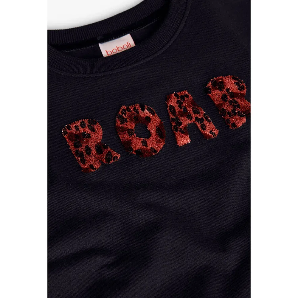 Флисовая толстовка Boboli Fleece Stretch Boboli, черный — фото 3
