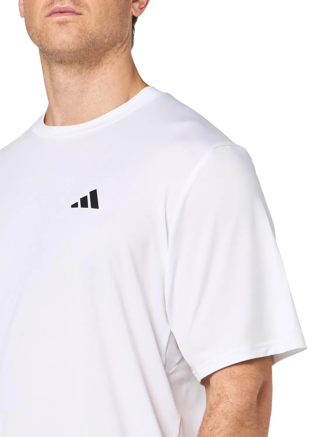 Мужская футболка с принтом Train Essentials Training Tee adidas, 2-White — фото 3