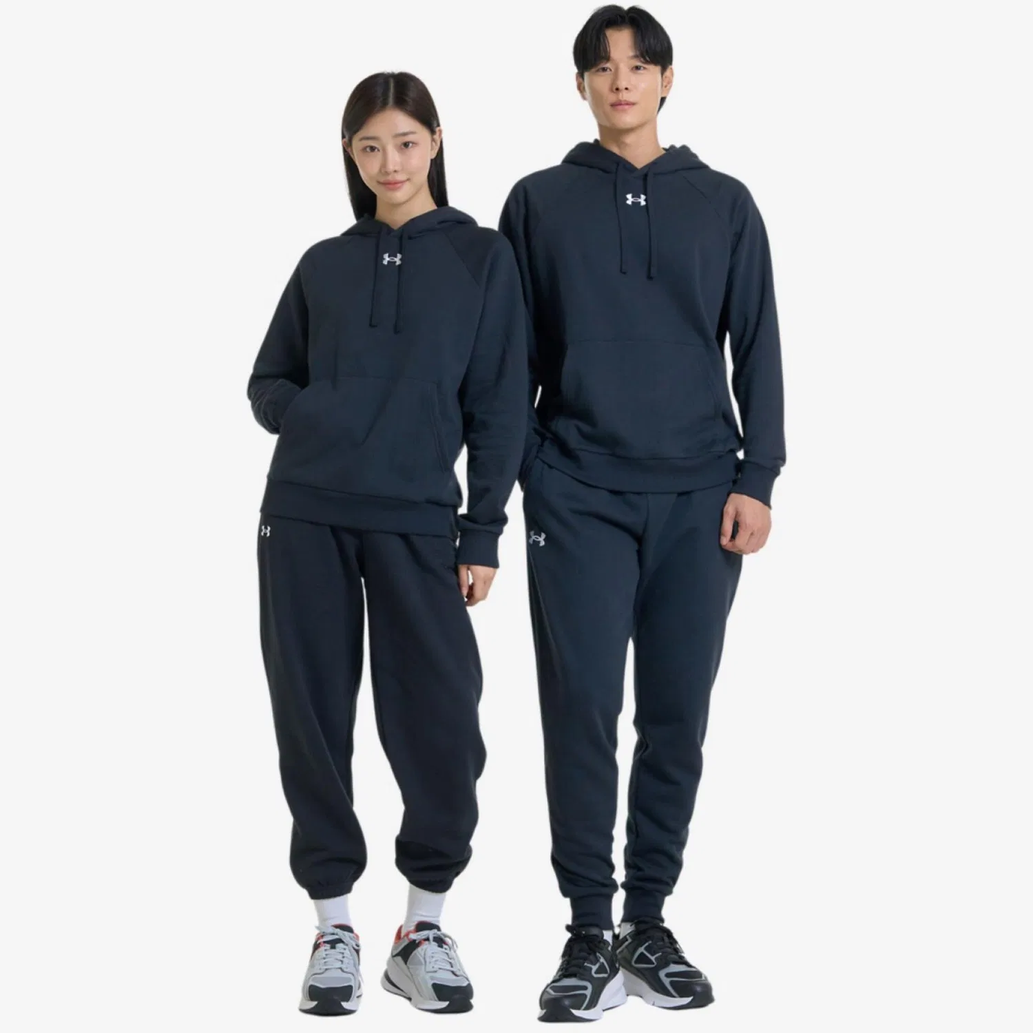 Детское худи из флиса Rival Under Armour, Schwarz — фото 4