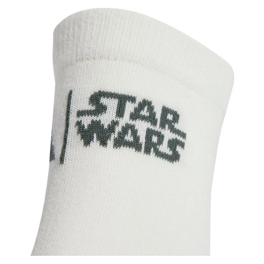 Детские носки с принтом Star Wars модель LK SW MNDO 3PP adidas, Зеленый — фото 4