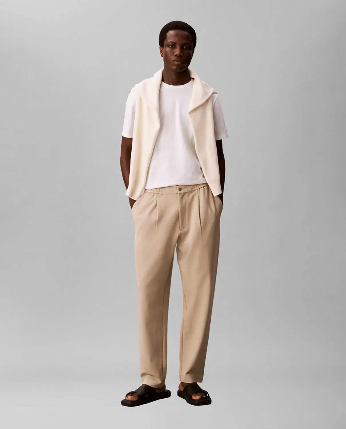 Мужские брюки из технического трикотажа Calvin Klein, Topo