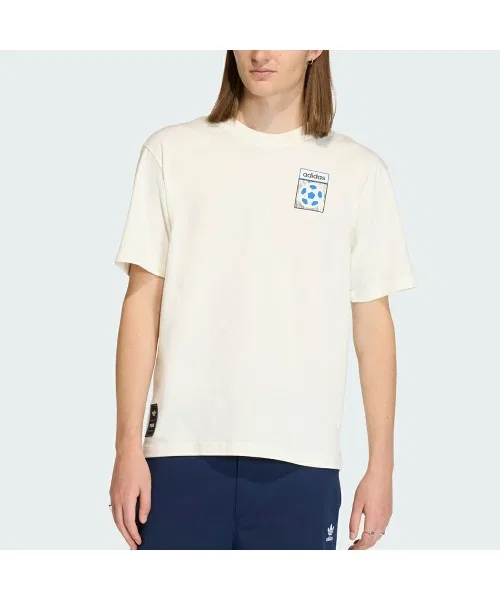 Мужская футболка с архивным принтом Adidas Originals, Белый