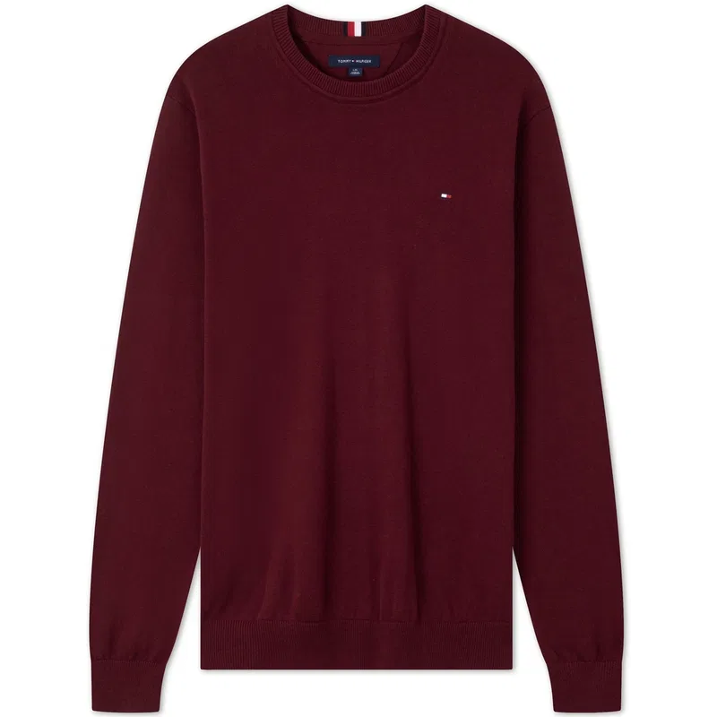 Мужской джемпер с круглым вырезом Tommy Hilfiger, Fuchsia VLP
