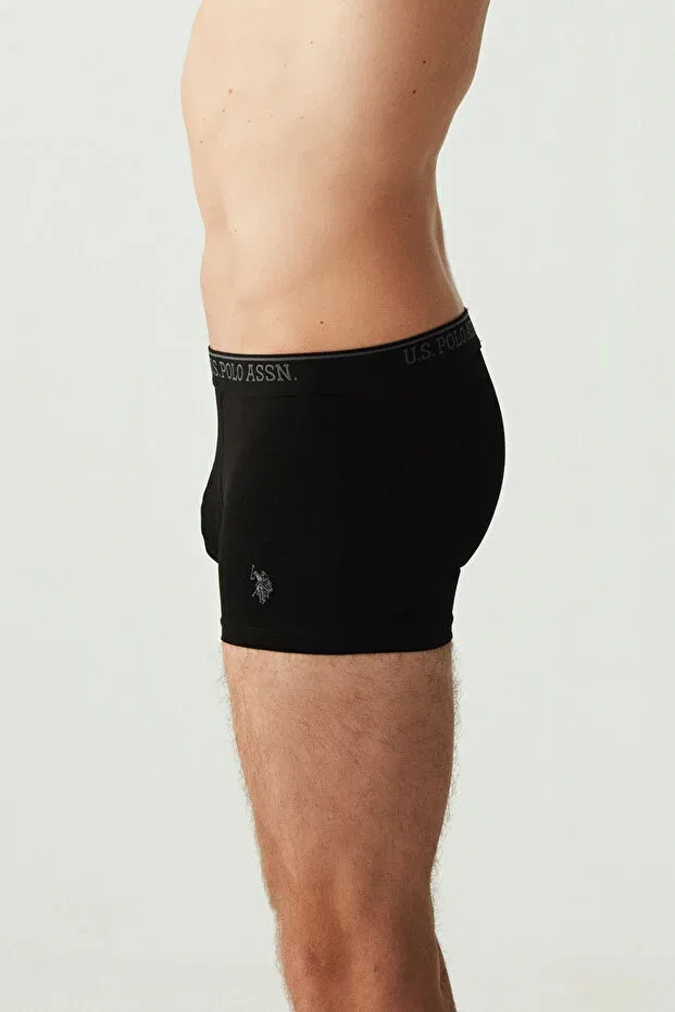 Мужские хлопковые боксеры 3-шт U.S. Polo Assn., Black — фото 3