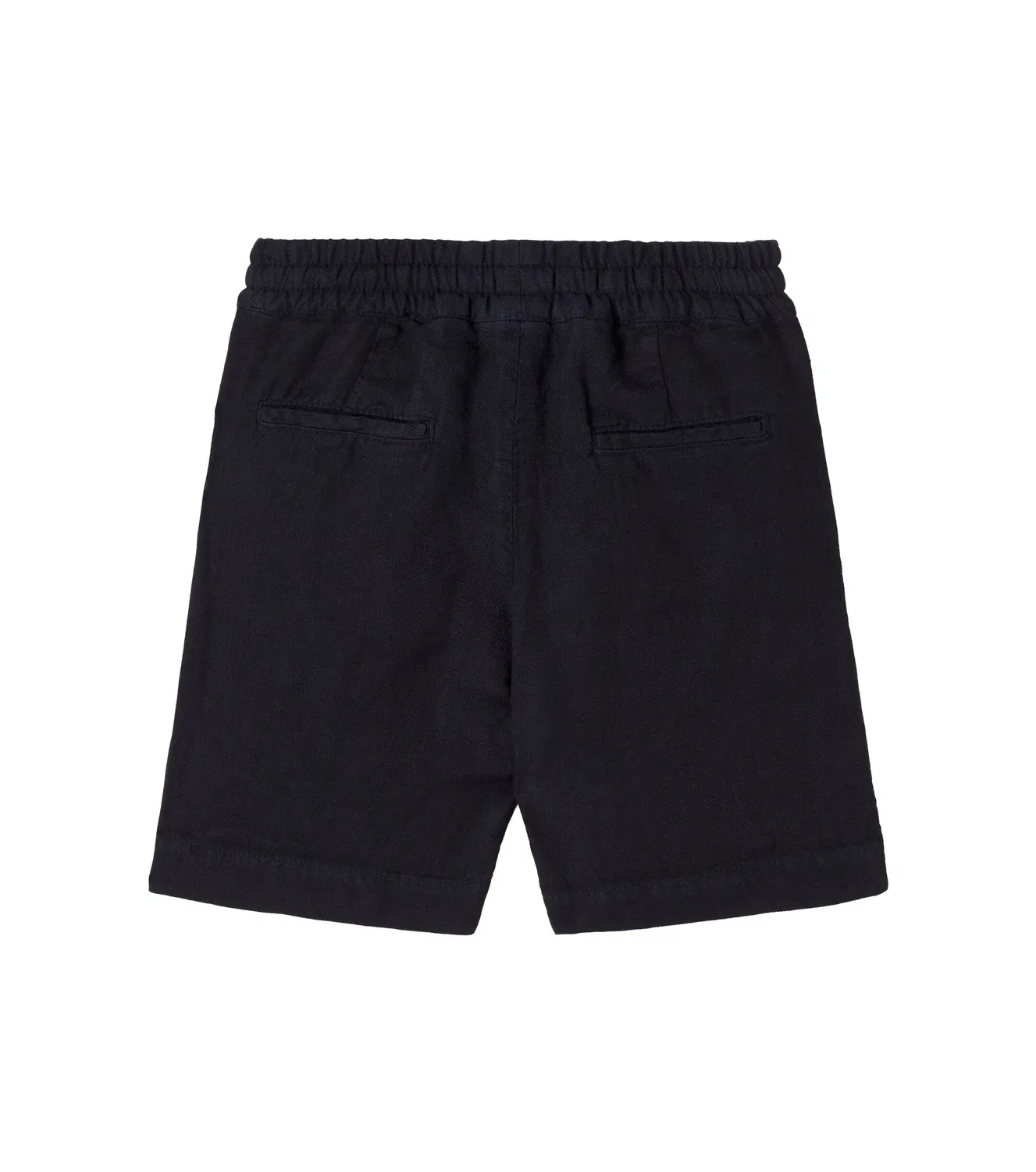 Льняные шорты Brunello Cucinelli Kids, синий — фото 3