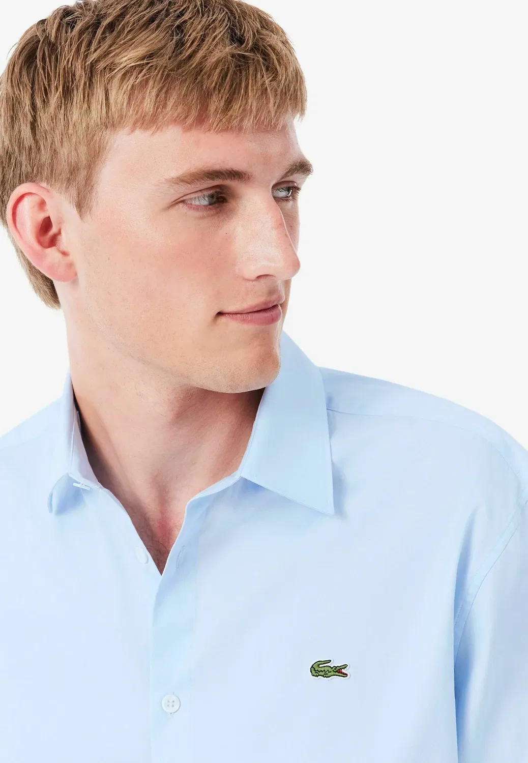Рубашка Lacoste, Bleu Dragée-T — фото 4