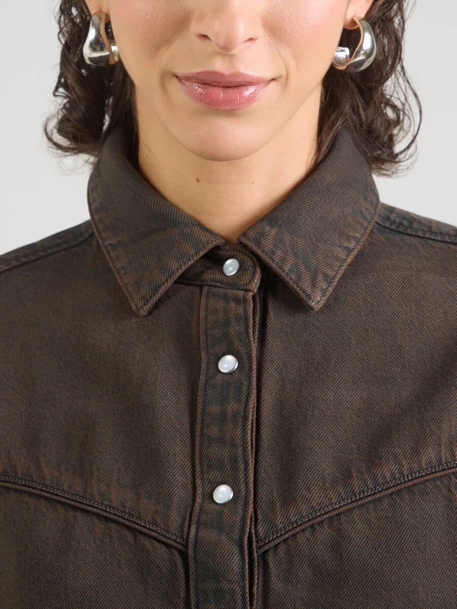 Куртка LEVI'S Between-Season 'LOGAN' шоколадного цвета — фото 3