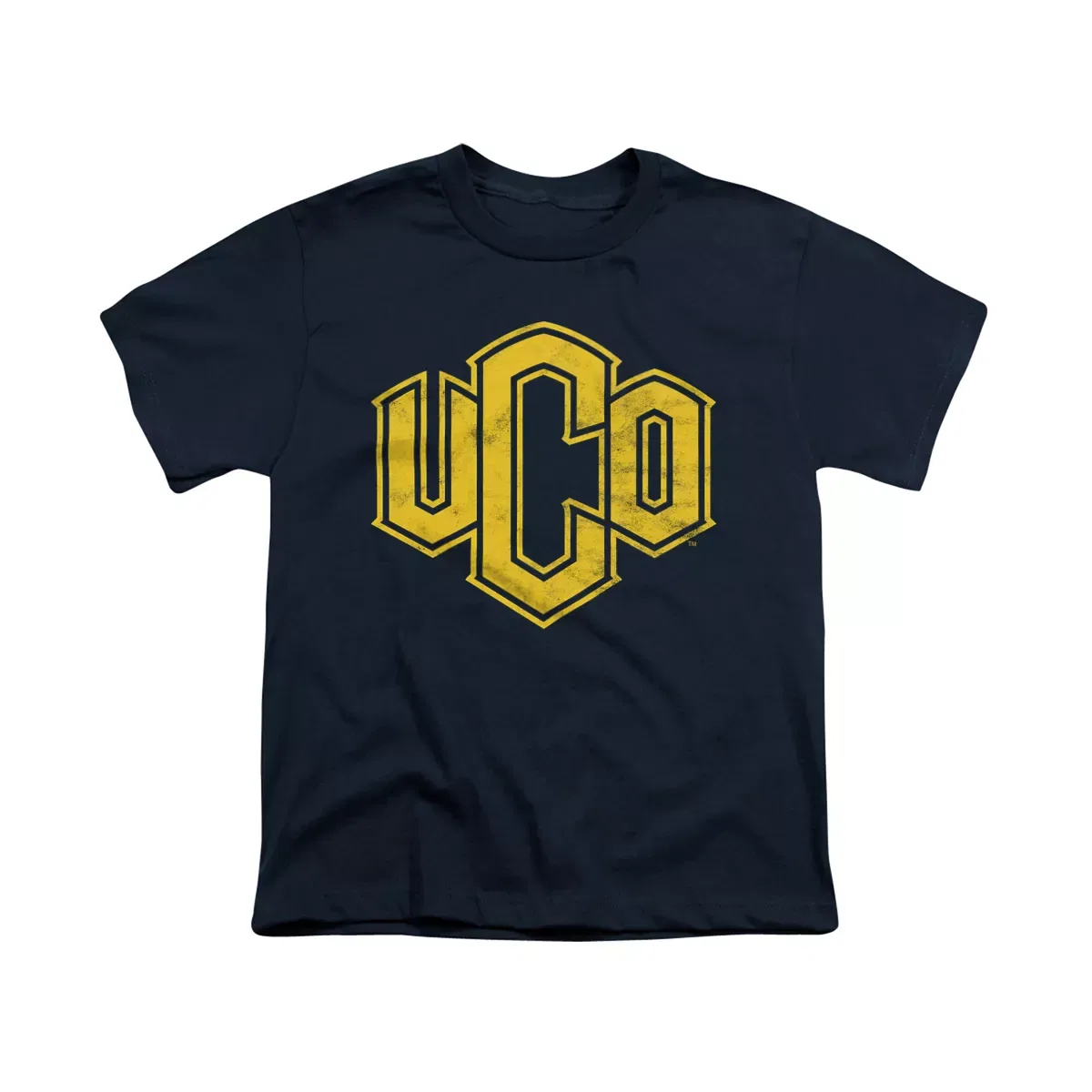 Детская футболка с принтом University Of Central Oklahoma Distressed NCAA, Navy