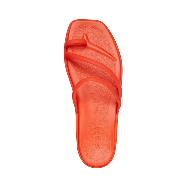 Сандалии Womens Crocs Miami Toe Loop Sandal, цвет Lava — фото 2