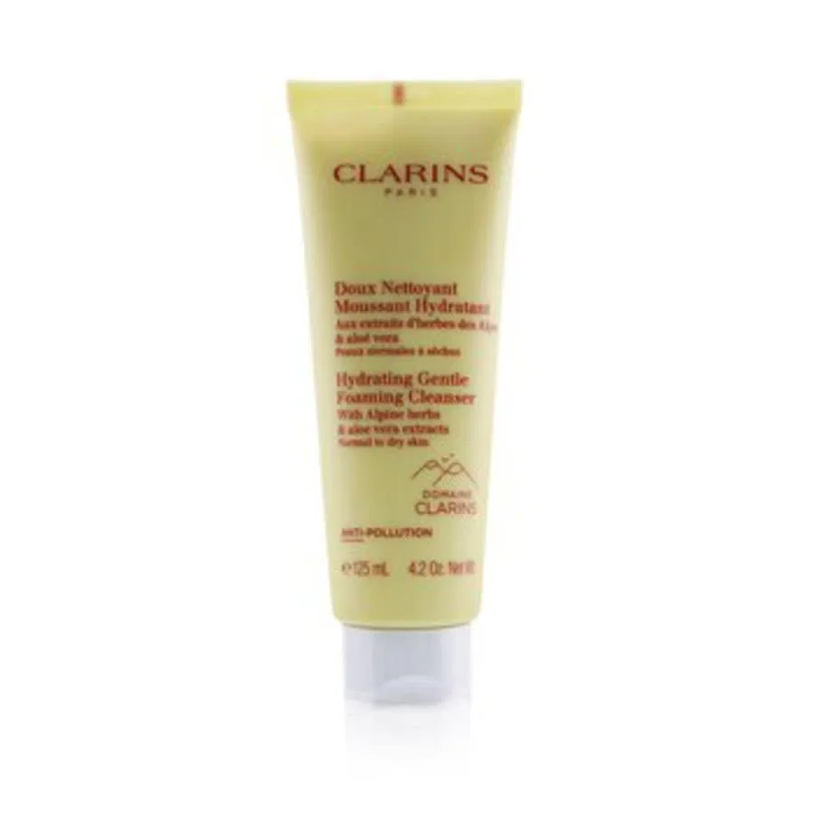 Очищающая пенка для лица с альпийскими травами и алоэ вера Hydrating Gentle Foaming Cleanser with Alpine Herbs & Aloe Vera Extracts Clarins, 125 мл, Normal to Dry Skin